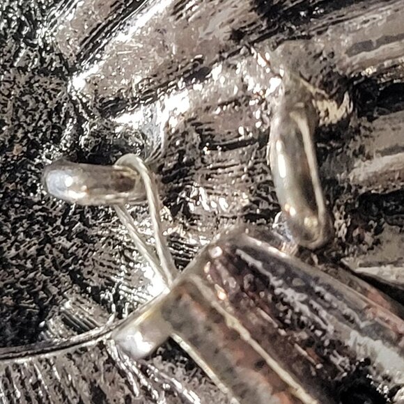 Crystal Feather Statement Necklace Statement Bib Necklace - Picture 11 of 11